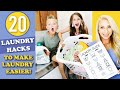 20 Laundry Hacks & Tips to Make Laundry Easier | How to Do Laundry! 20 Laundry Hacks & Tips to Make Laundry Easier | How to Do Laundry!