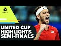 Tsitsipas vs Berrettini Thriller, Fritz, Keys & More! | United Cup Semi-Final Day 2 Highlights