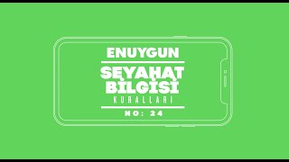 Seyahat Bilgisi Kuralları No:24