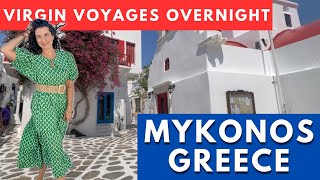 Triple the Fun on a Mykonos Overnight: Catamaran, Nightlife & Tour on Virgin Voyages Resilient Lady!
