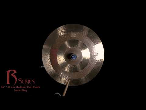 Kasza Cymbals RSR16CMT 16" Sonic Ring Crash Cymbal