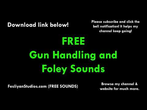 Gun Handling And Foley Free Sound Effect (Various Versions!)