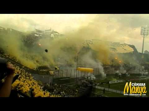 "Recibimiento desde Olimpica | Peñarol 0 - Gallina 0 | www.camaramanya.com" Barra: Barra Amsterdam &bull; Club: Peñarol &bull; País: Uruguay