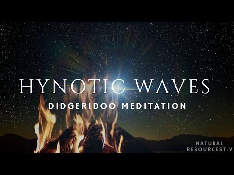 Didgeridoo Hypnotic Waves - Shamanic Grounding Meditation Music Crystal Bowls | Flame Burning