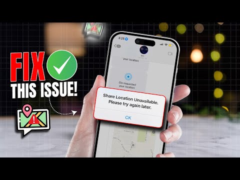 How to Fix "Share My Location Unavailable, Please Try Again Later" on iPhone