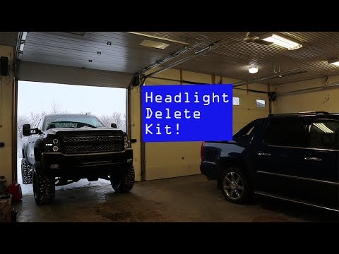 How to Replace Headlight Bulbs and Grille on a Chevy Silverado!