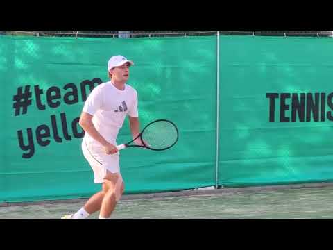 Lokalmatador Martin Priban auf den Weg ins HTT Wimbledon Finale 2024