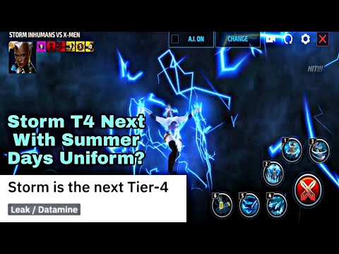 Storm T4 Next With Summer Days Uniform? - Marvel Future Fight