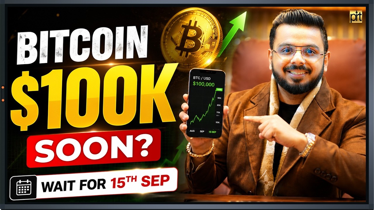 Be Ready for 15th September 🔥| Will Bitcoin Cross $1,00,000?