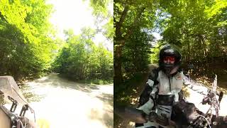 Sandwich Notch Road on KLR 650