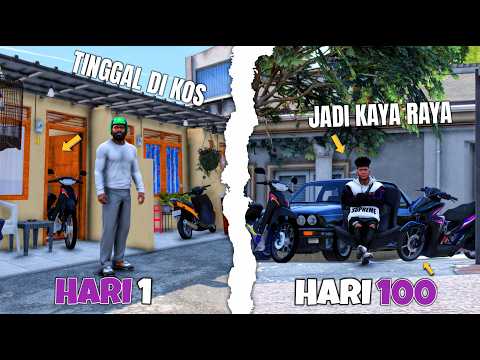 100 HARI DI GTA 5 ! DARI MISKIN SAMPAI JADI KAYA RAYA  - GTA V MODS