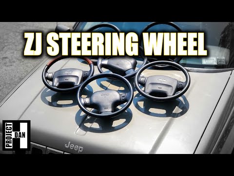 JEEP GRAND CHEROKEE STEERING WHEEL SWAP - HOW TO REPLACE ZJ, XJ, WJ, TJ STEERING WHEEL.
