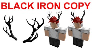How To Get The Black Iron Antlers On Roblox - black iron antlers exclusive roblox