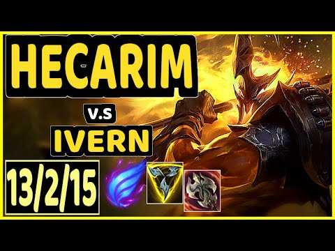 DJOKO (HECARIM) vs IVERN - 13/2/15 KDA JUNGLE GAMEPLAY - EUW Ranked DIAMOND