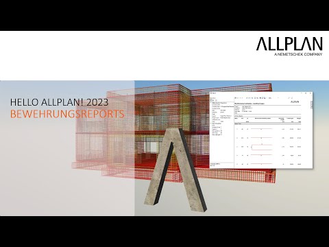 Hello Allplan! 2023 - Bewehrungsreports