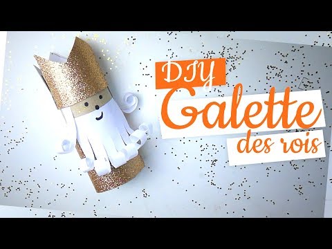 activité manuelle galette des rois : roi diy
