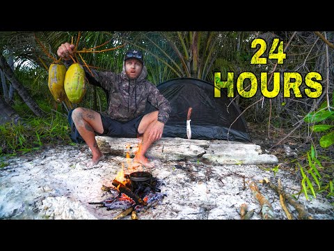 I Survived 24 Hours Alone on a Remote Island Catching My Own Food