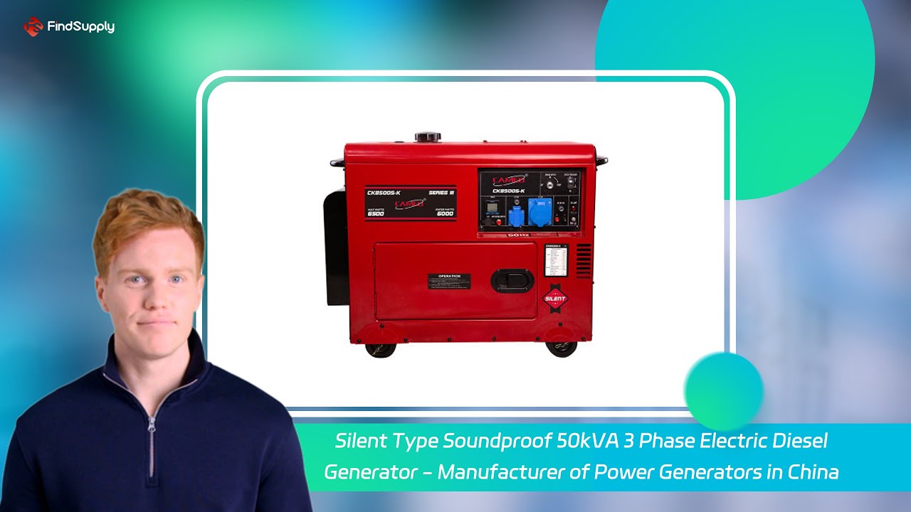 Silent Type Soundproof 50kVA 3 Phase Electric Diesel Generator - Manufacturer of Power Generators in