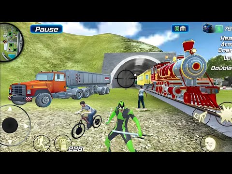 Rope Frog Ninja  Hero Vegas Crime Simulator Drive Cool Cars #48 - Android Gameplay