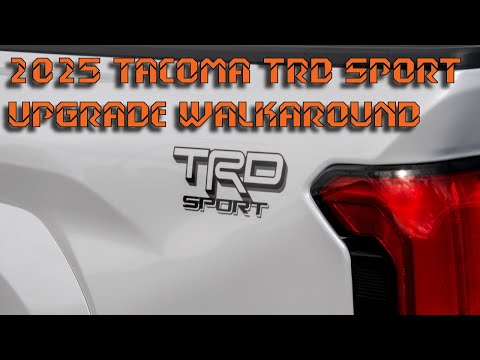 2025 Tacoma TRD Sport Upgrade Pack Walkaround
