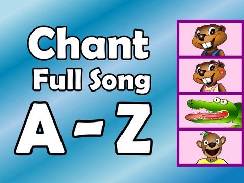 Alphabet Chant - FULL SONG - Preschool Kindergarten Video