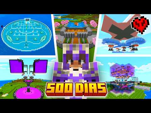 I survived 500 DAYS in HARDCORE Bedrock PERFECT