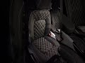 Tata Nexon Black Silver Full Bucket Napa Leather Seat Cover