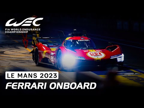 フェラーリハイブリッドの夜間オンボード映像 WEC 第4戦 ル・マン24時間レース動画