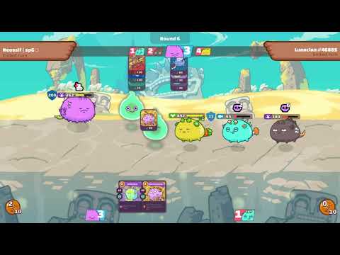 Axie Infinity - Poison vs Cute bunny ( 3vs1 )