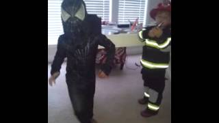 Spiderman fireman