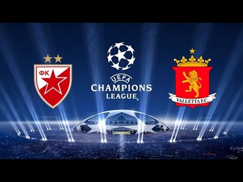Segunda Ronda / Estrella Roja 2 - 1 Valletta Champions League - All Goals & Highlights - 19/07/2016