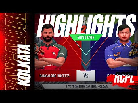 1st Super Over! - KKR vs RCB - IPL/RCPL in Real Cricket 24 #2