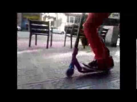 With a scooter in Barcelona! Xtreme Team