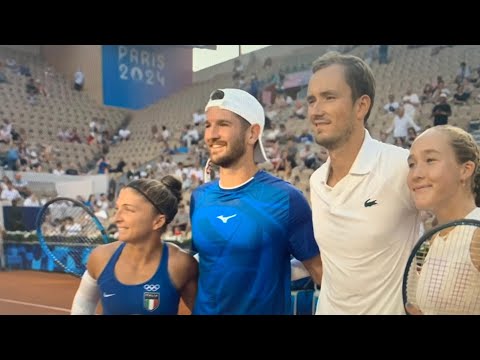 The Day Medvedev was unable to return Sara Errani's Serve