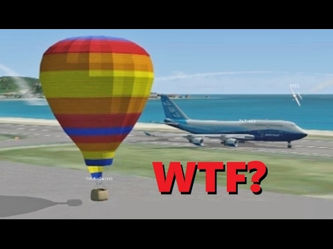 IDIOT PILOTS in Flight Simulator X! (Multiplayer Chaos at St. Maarten)