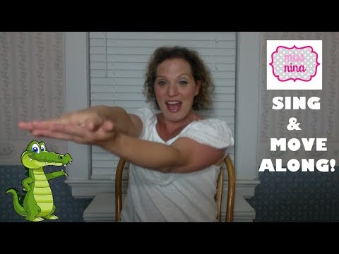 Children's Song: There Was A Crocodile - Animal Action Song for Kids