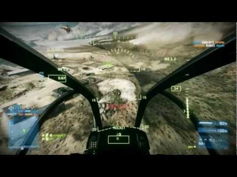 Battlefield 3 - Perfect Attack Helicopter Teamwork Gameplay PC (PURE)