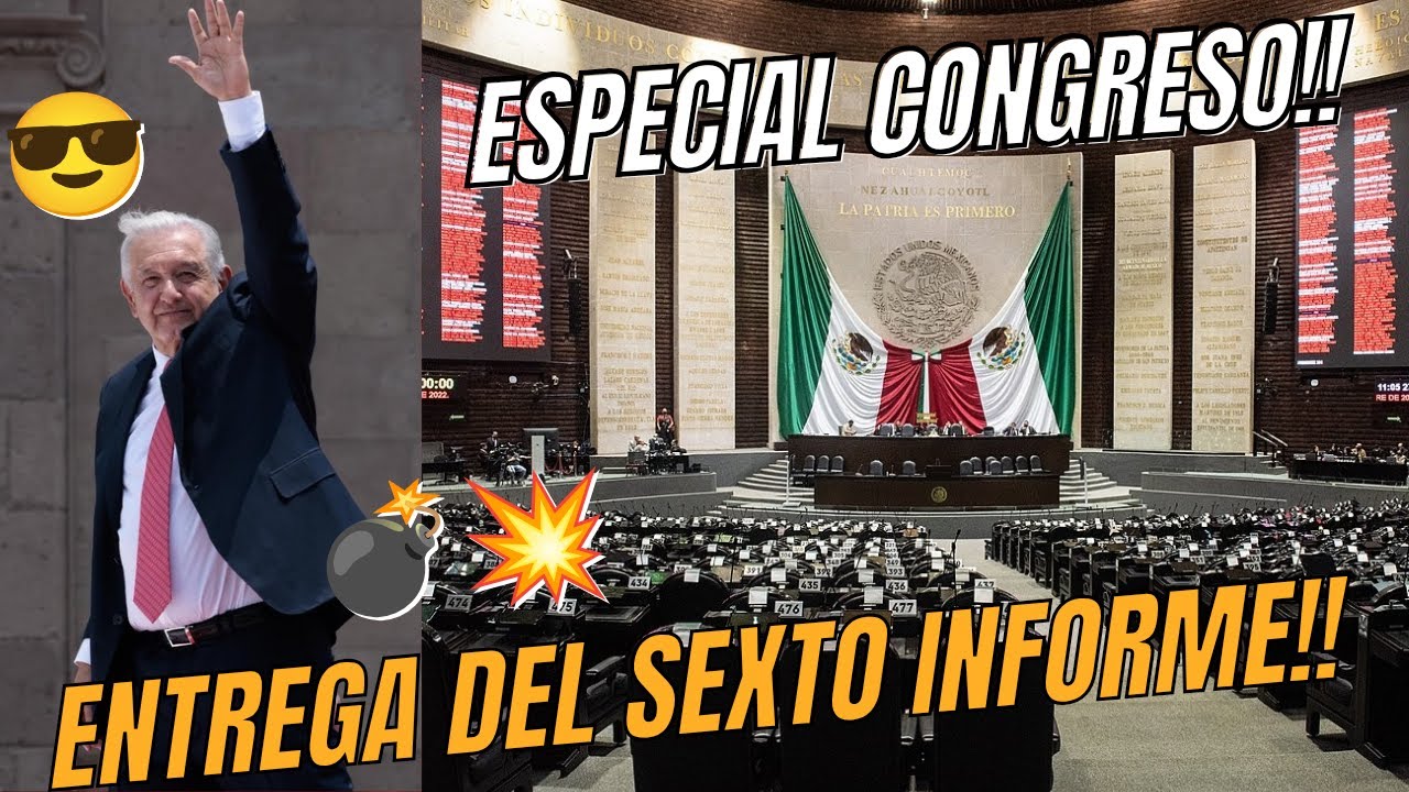 #UltimaHora | #EnVivo | ENTREGA DEL #SEXTOINFORMEAMLO AL #CONGRESO!! SALE EL 1ER DIA REFORMA PJ!?