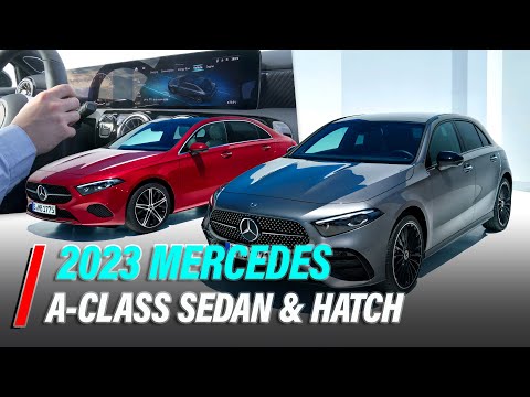 FIRST LOOK: 2023 Mercedes A-Class Sedan And Hatch Facelift