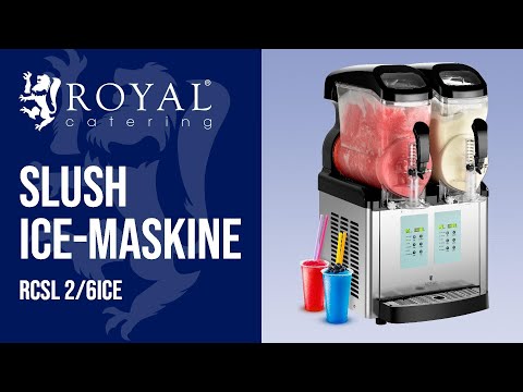 Produktvideo - Slush ice-maskine - 2 x 8 l - kan lave is