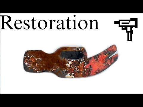 Restoration Rusty Hammer | Rusted Clever Restoration || Rust is Peeling this Huge Cleaver