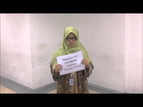 Let's be true to ourselves. Persuasive presentation by Nadira and Thaqifah.