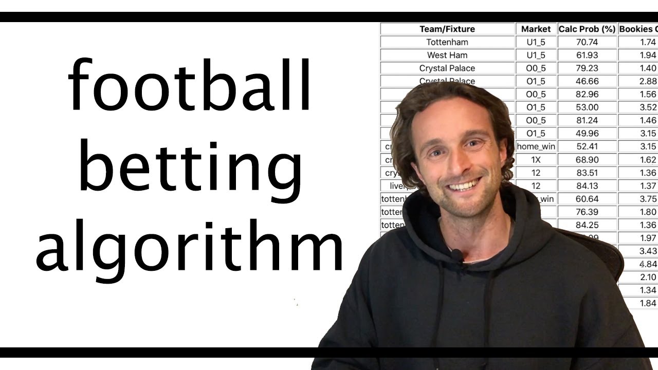 Football Betting Algorithm in Python Explained