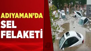 Adıyaman'da sel! Onlarca araç suya gömüldü | A Haber