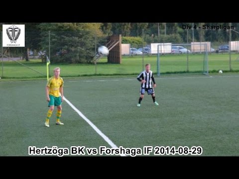 Hertzöga BK vs Forshaga IF 2014-08-29
