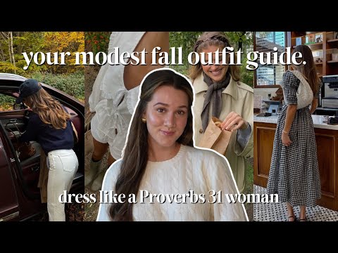 How to dress like a Proverbs 31 woman in the fall