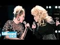 Miley Cyrus, Dolly Parton, & Pentatonix Perform 'Jolene' on 'The Voice' | Billboard News