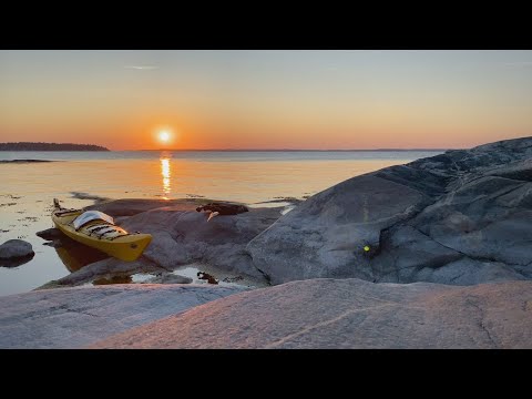 Kayaking in Stockholms skärgård