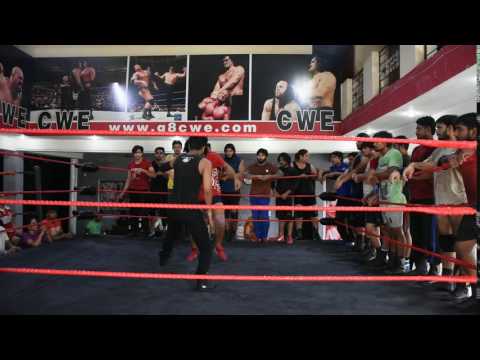 THE GREAT KHALI  Training Session at CWE Academy Jalandhar