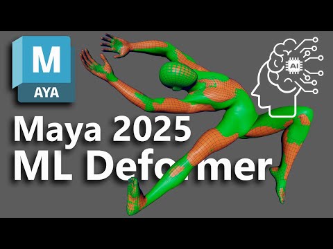 Maya 2025 ML Deformer tutorial...? Maybe? Idk.
